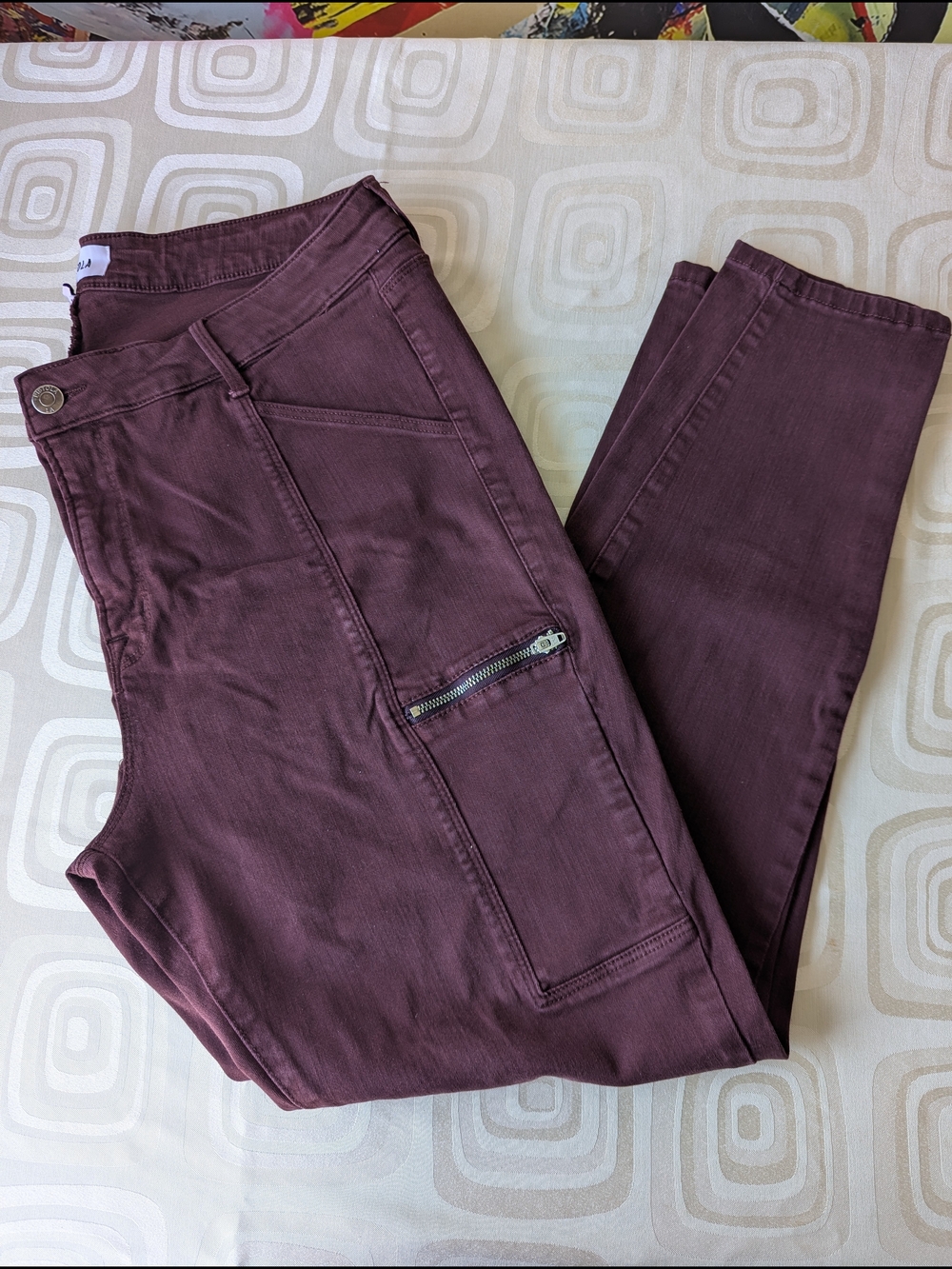 Pistola Skinny Jeans in Deep Plum Woman's Size 33